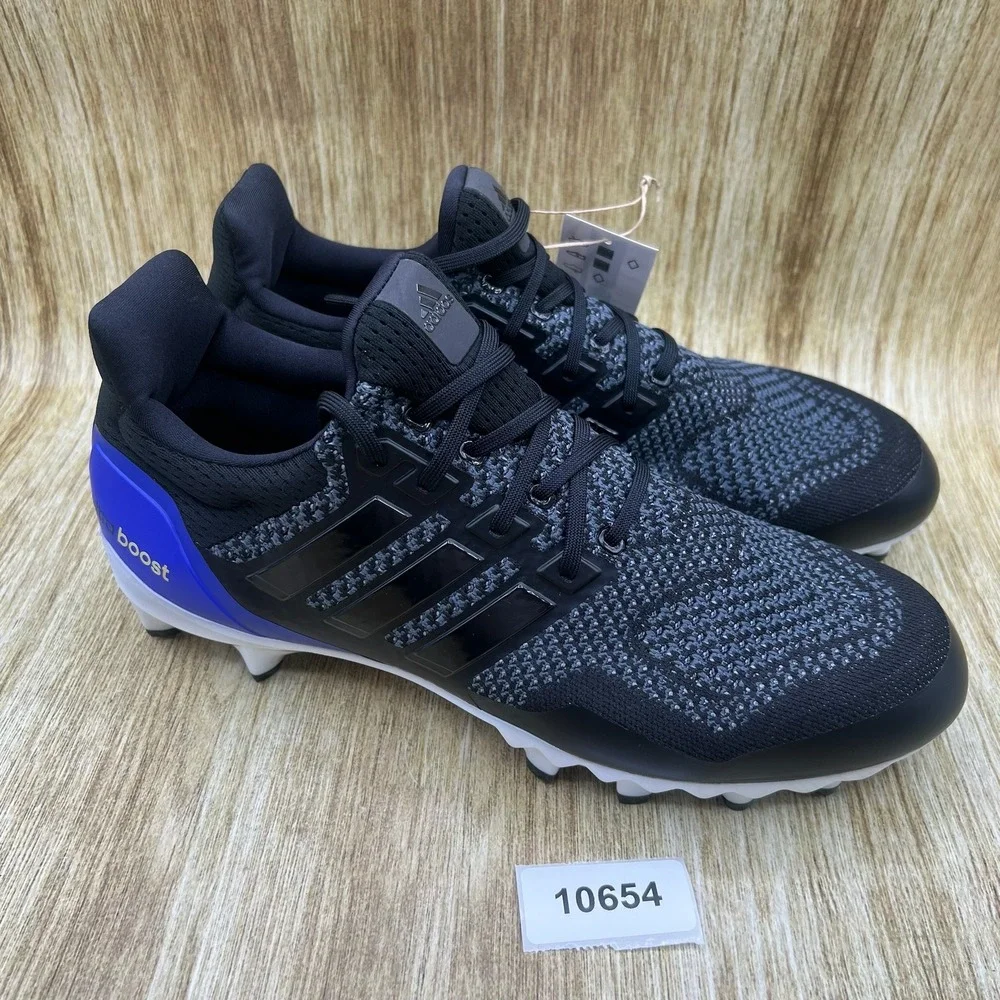 Adidas Ultraboost Football Cleats Men's Size 11.5 Black Blue Primeknit JP7410
